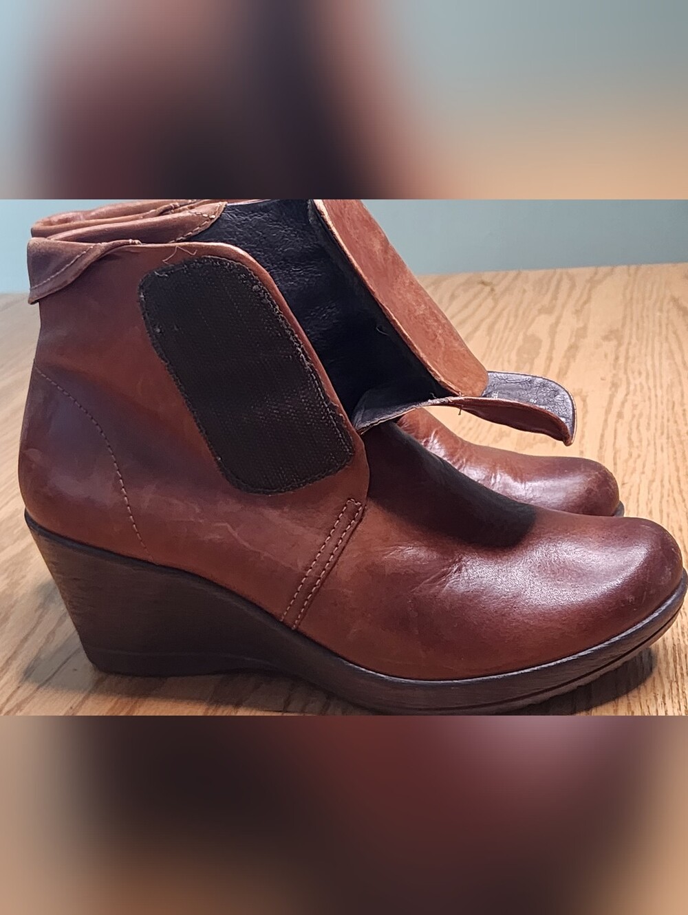 Dansko Romy Brown Leather Ankle Boots Women Size 38 - Picture 4 of 12